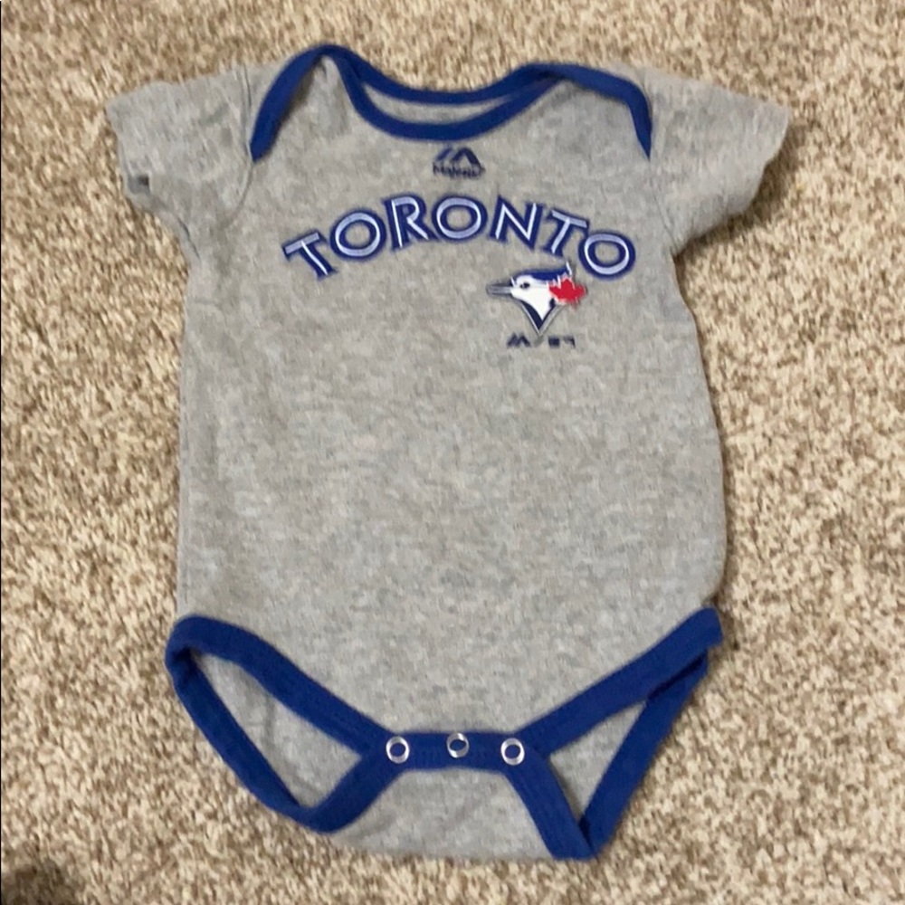 3/$15 Toronto Blue Jays Short Sleeved Onesie